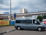Бесплатный автобус Genser в пункт аренды автомобилей АрендаАвто-бгн на ул.Добролюбова