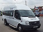 Бесплатный автобус Genser в пункт аренды автомобилей АрендаАвто-бгн на Новорязанском шоссе